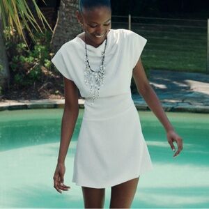 Zara White Mini Dress